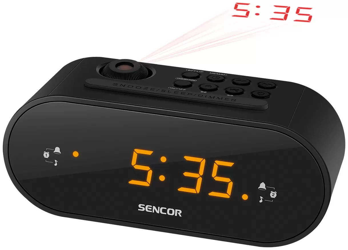Radio cu ceas Sencor SRC 3100 B