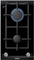 Встраиваемая  газовая панель Siemens ER326BB70E, 2 конфорок, Черный