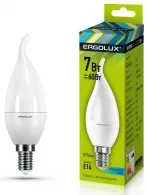Светодиодная лампа Ergolux LED-CA35-7W-E14-4K