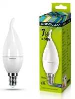 Светодиодная лампа Ergolux LED-CA35-7W-E14-6K
