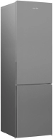 Холодильник с нижней морозильной камерой Arctic AK60406M40S, 386 л, 202.5 см, E, Серебристый