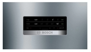 Frigider cu congelator jos Bosch KGN56VI30U, 505 l, 193 cm, A++, Gri