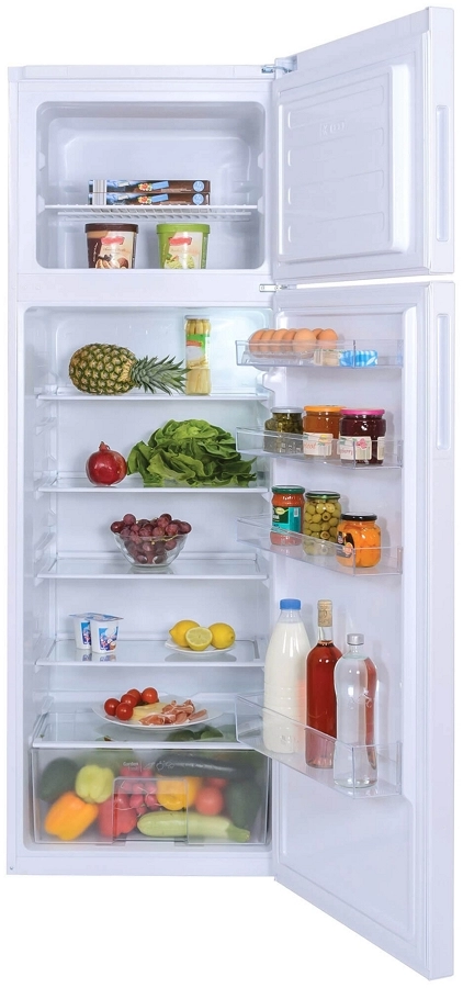 Холодильник с верхней морозильной камерой Arctic AD60310M30W, 306 л, 175 см, F (A+), Белый