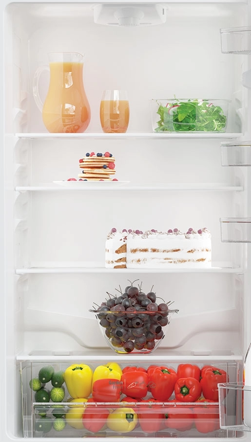 Холодильник с нижней морозильной камерой Arctic AK60350M30W, 331 л, 200.9 см, F (A+), Белый
