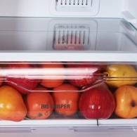 Холодильник с нижней морозильной камерой Indesit DFE 4200 W, 328 л, 200 см, A, Белый