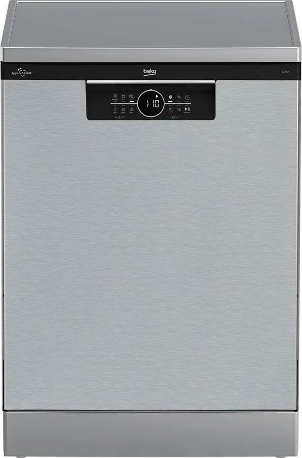 Masina de spalat vase Beko BDFN26530X, 15 seturi, 6 programe, 59.8 cm, D, Gri