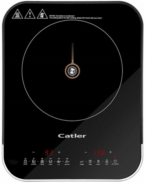 Plita de masa cu inductie Catler IH4010, 1 arzatoare, 2000 W, Negru