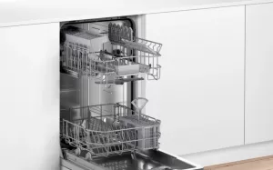 Посудомоечная машина встраиваемая Bosch SPV2IKX10E, 9 комплектов, 5программы, 45 см, A+, Серебристый