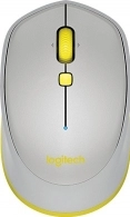 Logitech Bluetooth Mouse M535 Grey, Optical Mouse for Notebooks, Compatible with Windows/Mac OS/Chrome OS/Android, Grey/Yellow, Retail