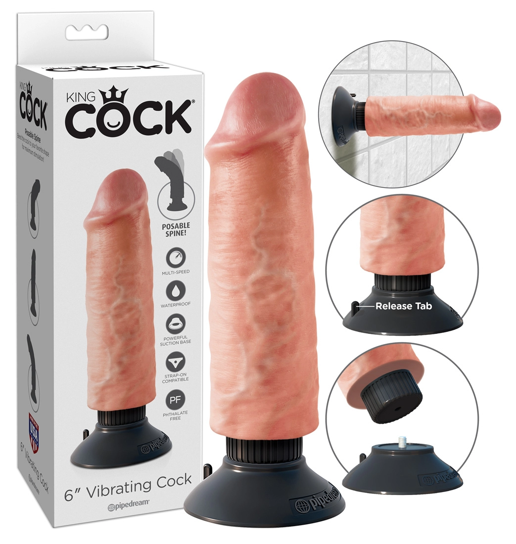 Vibrator Realistic King Cock 6