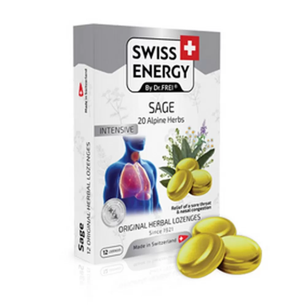 Vitamine Swiss Energy Swiss Energy 20 plante SALVIE drajeuri N12