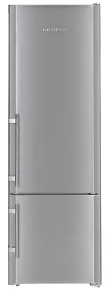 Холодильник с нижней морозильной камерой Liebherr CBPesf3613, 259 л, 181.5 см, A++, Серебристый