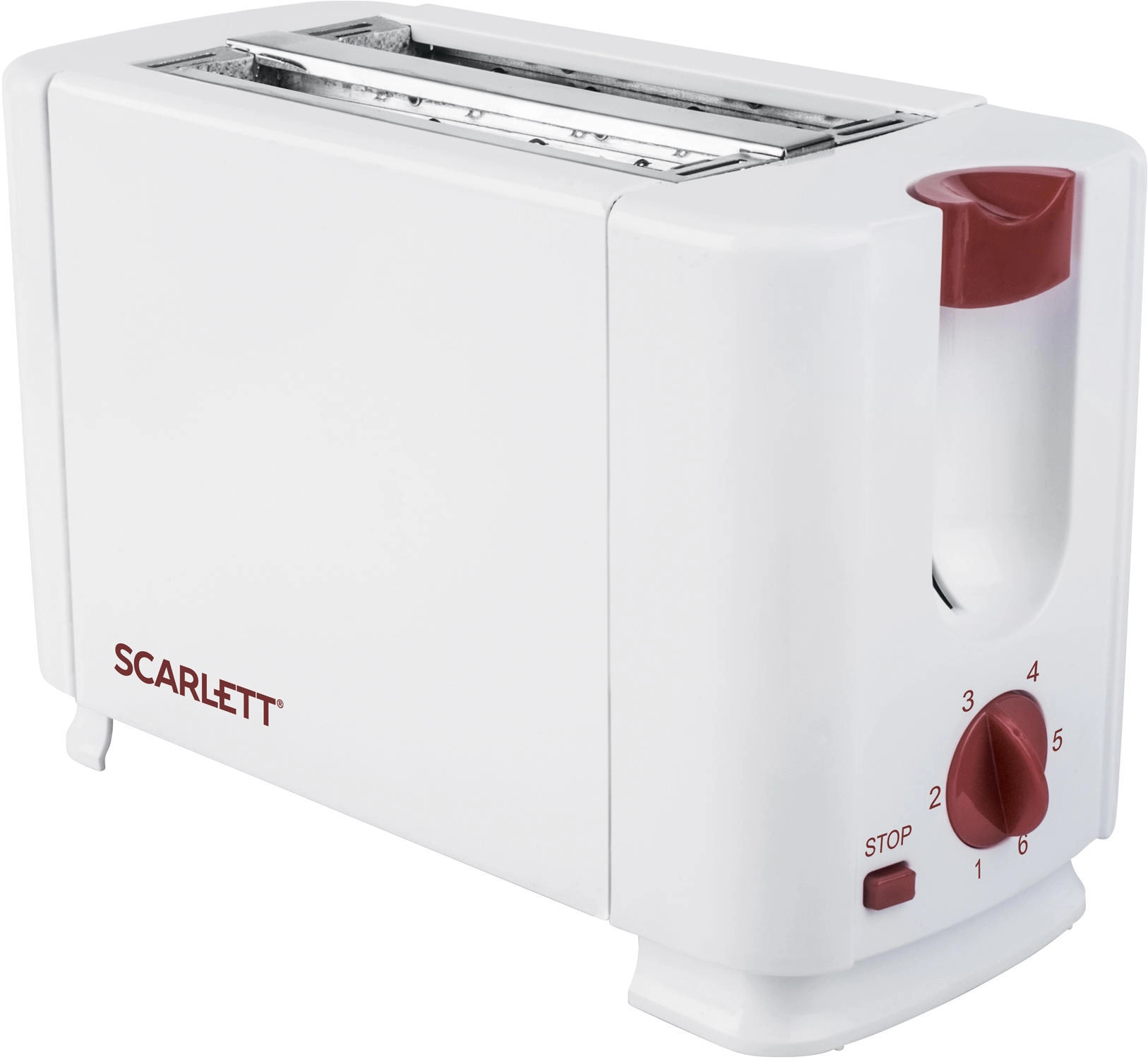Тостер Scarlett SC-TM11013, 2 тоста, 700 Вт, Белый