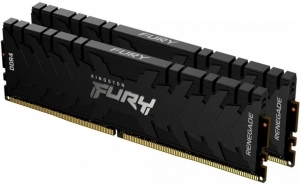 64GB (Kit of 2*32GB) DDR4-3200  Kingston FURY® Renegade DDR4, PC25600, CL16, 1.35V, Symmetric BLACK Large heat spreader, Intel XMP Ready (Extreme Memory Profiles)