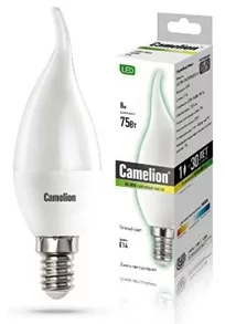 Светодиодная лампа Camelion LED 12387 CW35/830 8W E14 3000K