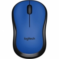 Logitech Wireless Mouse M220 Blue, Silent Optical Mouse for Notebooks, Nano receiver, Blue, Retail
