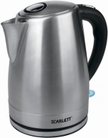 Чайник электрический Scarlett SCEK21S15, 1.7 л, 2200 Вт, Серый/Черный