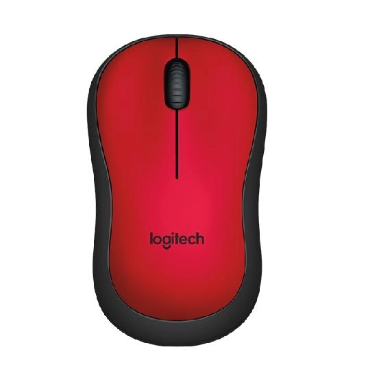 Logitech Wireless Mouse M220 Red, Silent Optical Mouse for Notebooks, Nano receiver, Red, Retail