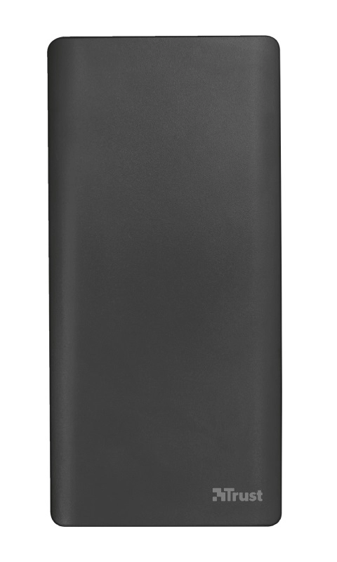 10000mAh Power bank - Primo Thin, Black, Smart Protection System for safe and fast charging Output: 1 USB port with 5W/1A and 1 with 10W/2.1A