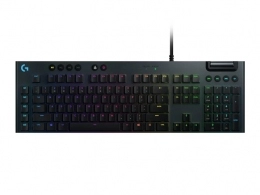 Tastatura Gaming mecanica Logitech G815 LIGHTSYNC RGB / GL Linear / CARBON / USB / LINEAR SWITCH