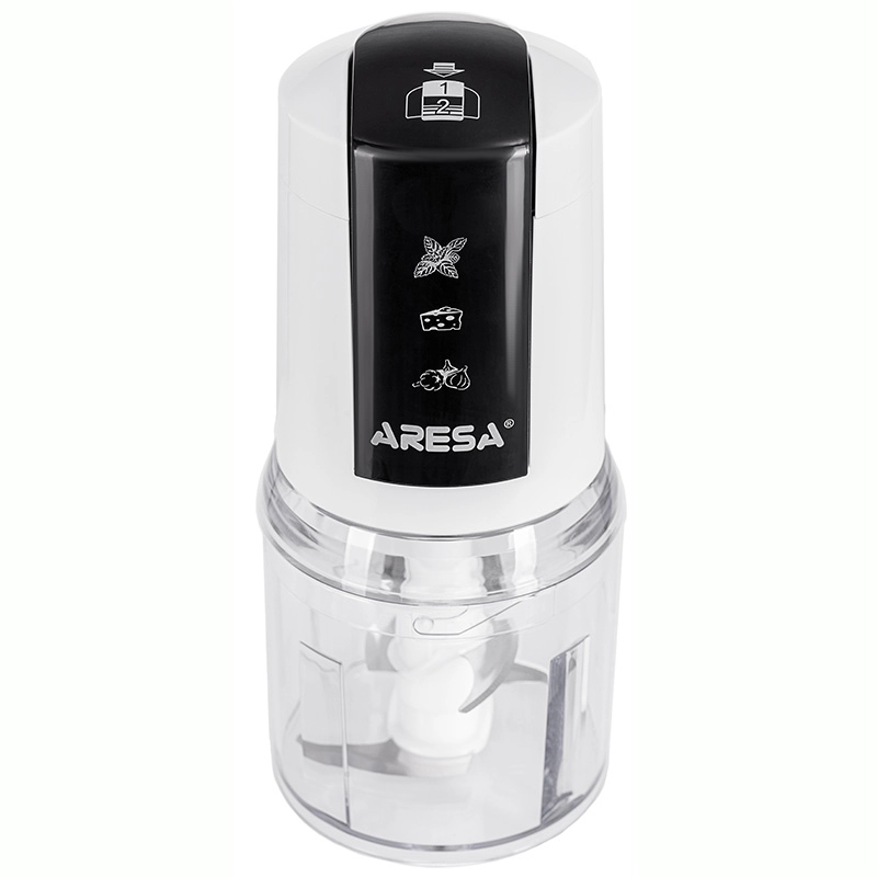 Измельчитель Aresa AR1118, 500 мл, 450 Вт, 2 скоростей, Белый