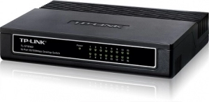 TP-LINK TL-SF1016D 16-port Desktop Switch, 16 10/100M RJ45 ports, Plastic case