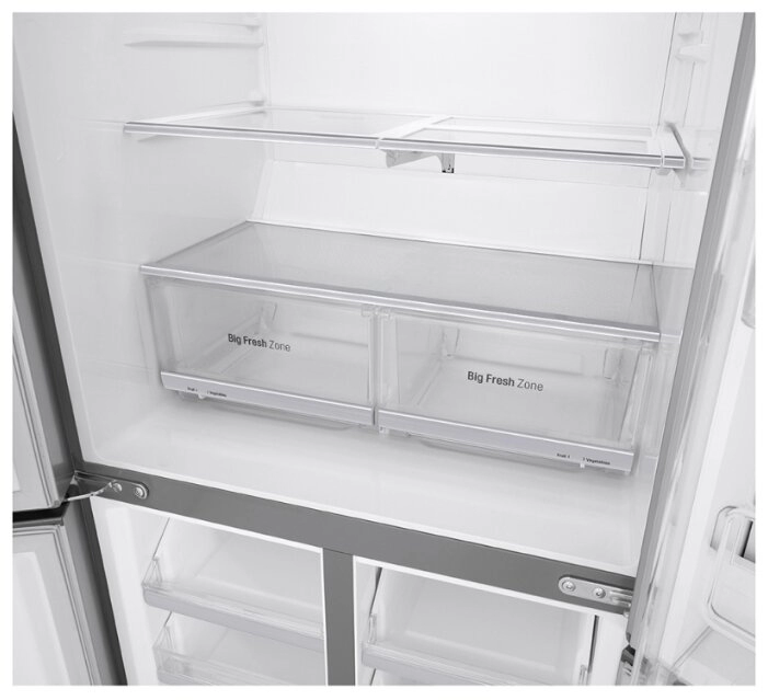 Холодильник Side-by-Side LG GC-Q22FTAKL, 458 л, 178.7 см, A+