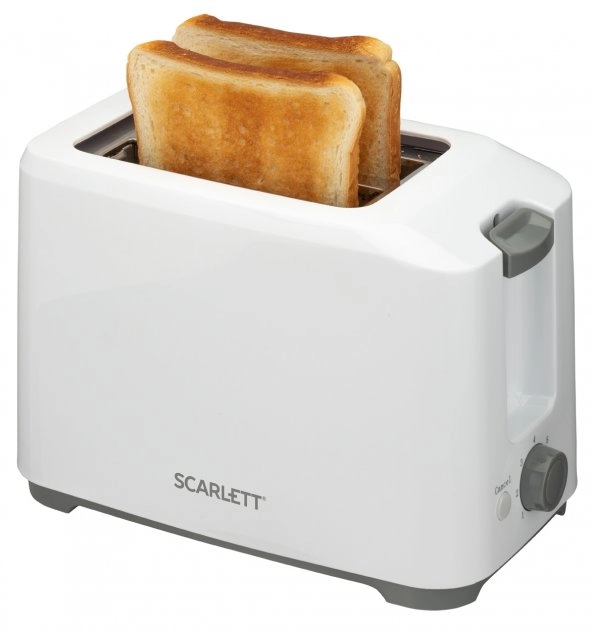 Тостер Scarlett SCTM11019, 2 тоста, 700 Вт, Белый