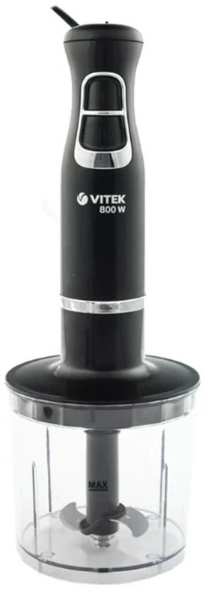 Блендер Vitek VT-3419, 700 мл, 2 скоростей, Черный