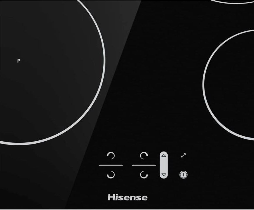 Встраиваемая индукционная панель Hisense I6421C, 4 конфорок, Черный