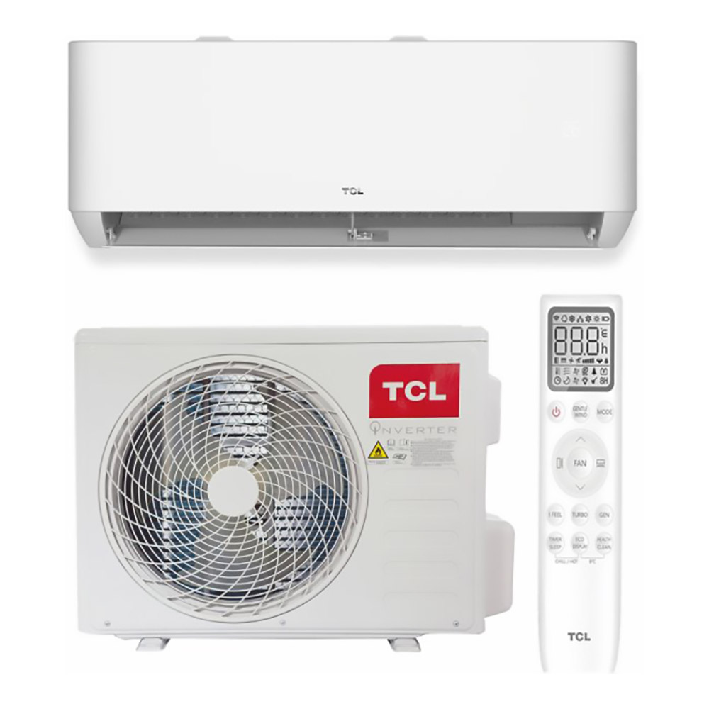 Кондиционер TCL TAC09CHSDTPG11I 12000 BTU / 25 м2 / Инверторный / Wi-Fi R32 / A+ photo 1 Кондиционер TCL TAC09CHSDTPG11I 12000 BTU / 25 м2 / Инверторный / Wi-Fi R32 / A+ photo 1
