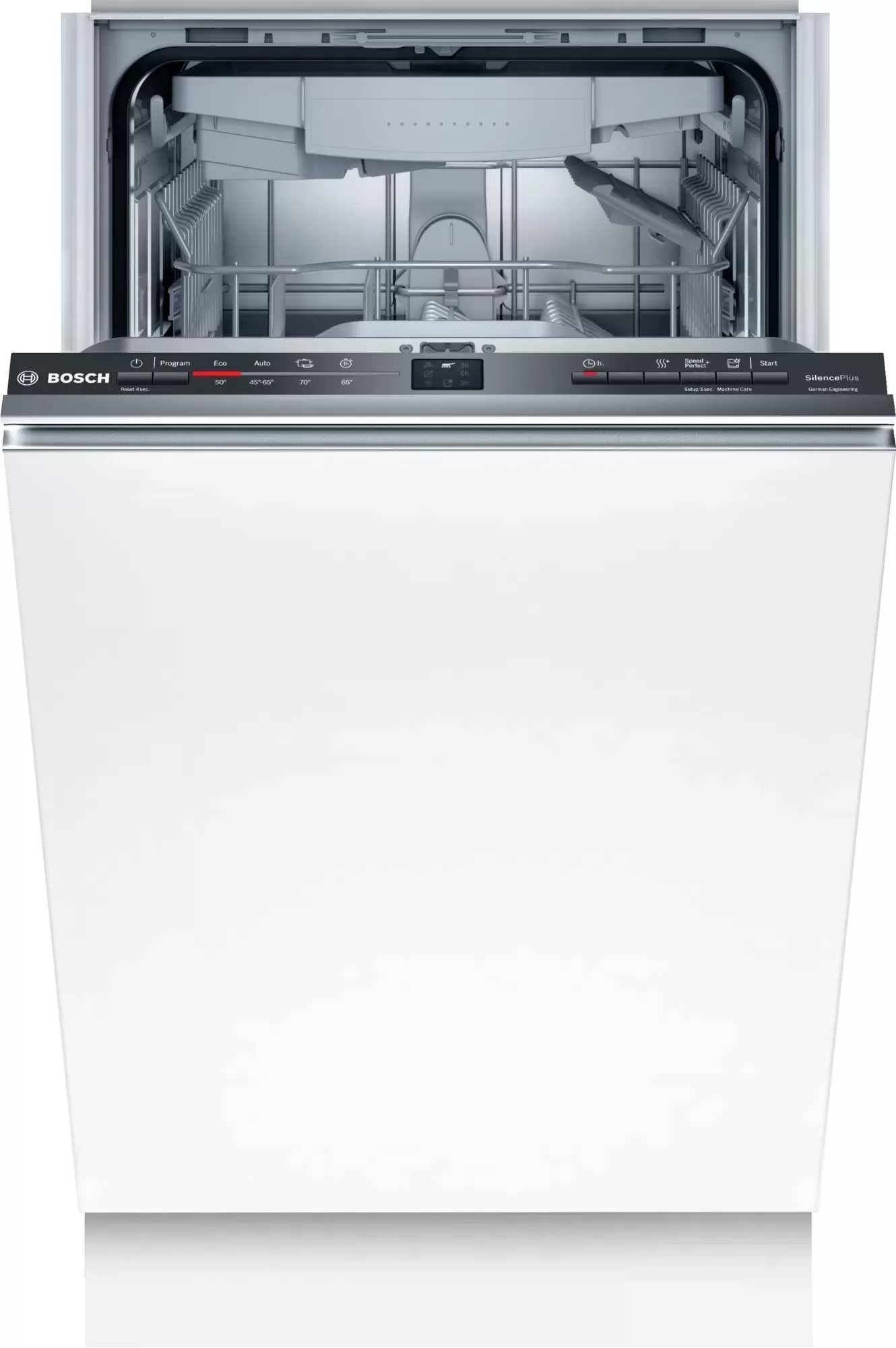 Посудомоечная машина встраиваемая Bosch SRV2XMX01K, 10 комплектов, 4программы, 44.8 см, A+, Нерж. сталь