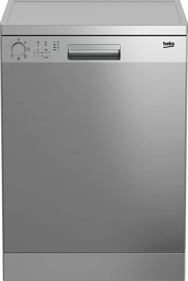 Посудомоечная машина  Beko DFN05321X, 13 комплектов, 5программы, 60 см, E, Серебристый