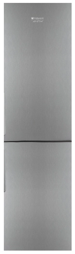 Frigider cu congelator jos Hotpoint - Ariston HF4181X, 333 l, 185 cm, A+, Gri