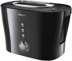 Тостер Philips HD2630, 2 тоста, 1000 Вт, Черный
