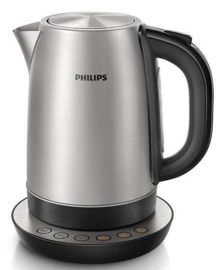 Чайник электрический Philips HD9326/20, 1.7 л, 2200 Вт, Серый