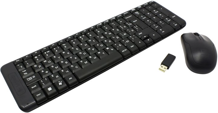 Tastatura + mouse fara fir Logitech MK220
