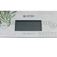 Кухонные весы Vitek VT-8020, 10 кг, C рисунками