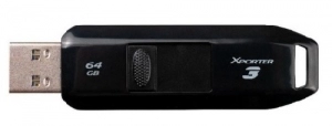 Флеш-накопитель USB Patriot Xporter 3, Black / USB3.2 / 64ГБ
