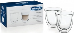 Set de pahare pentru cafea Delonghi DLSC311, p/u cappucino 190 ml