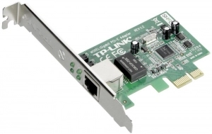 TP-LINK TG-3468, 32-bit Gigabit PCIe Network Interface Card, Realtek RTL8168B, 10/100/1000Mbps Auto-Negotiation RJ45 port, Auto MDI/MDIX