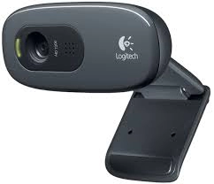 Logitech HD Webcam C270, Microphone, HD 720p video calls & recording, 3 Megapixel images,USB 2.0