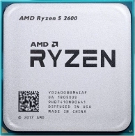 AMD Ryzen 5 2600, Socket AM4, 3.4-3.9GHz (6C/12T), 3MB L2 + 16MB L3 Cache, No Integrated GPU, 12nm 65W, Unlocked, tray