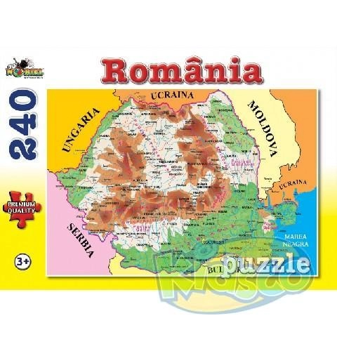 Noriel NOR4544 Puzzle Noriel 240 Piese Lumea Vesela - Romania