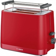 Тостер Bosch TAT3M124, 2 тоста, 950 Вт, Красный