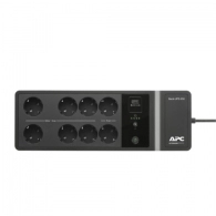 APC Back-UPS BE650G2-RS, 650VA/400W, 8 x CEE 7/7 Schuko (6 Battery Backup, all 6 Surge Protected), 1 x USB A charging port, RJ-45 Data Line Protection