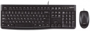 Клавиатура и мышь проводные Logitech MK120