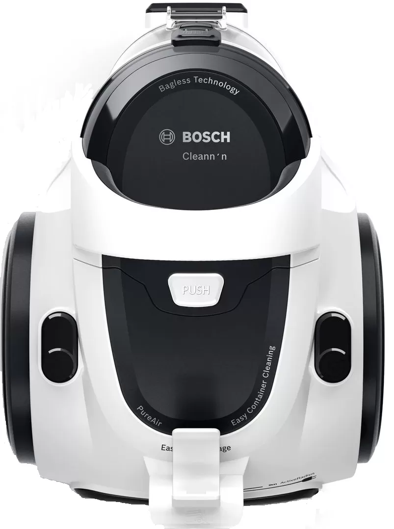 Пылесос с контейнером Bosch BGS05A225, 700 Вт, 78 дБ, Белый