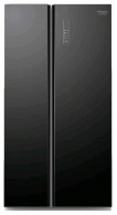 Холодильник Side-by-Side Hotpoint - Ariston SXBHAE925, 510 л, 178 см, A+, Черный