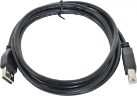 Cable USB2.0 - 1.8m - SVEN Am-Bm, 1.8m, A-plug B-plug, Black